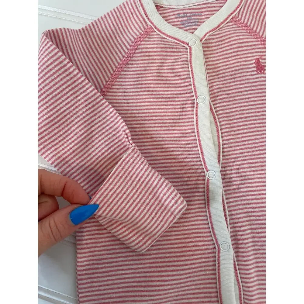 Ralph Lauren Marc Jacobs Tea Overall Footie & Pants Girls Bundle Size 6 mo